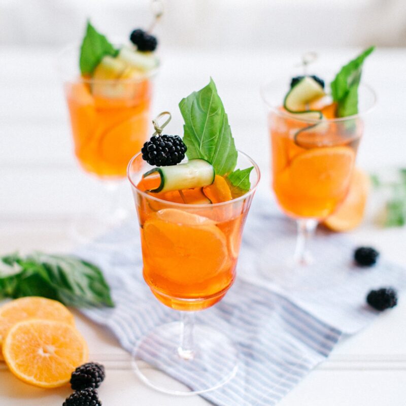 ginger citrus aperol spritz