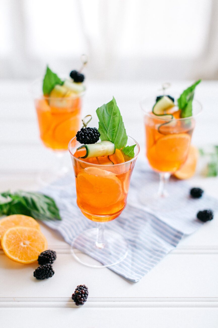 ginger citrus aperol spritz