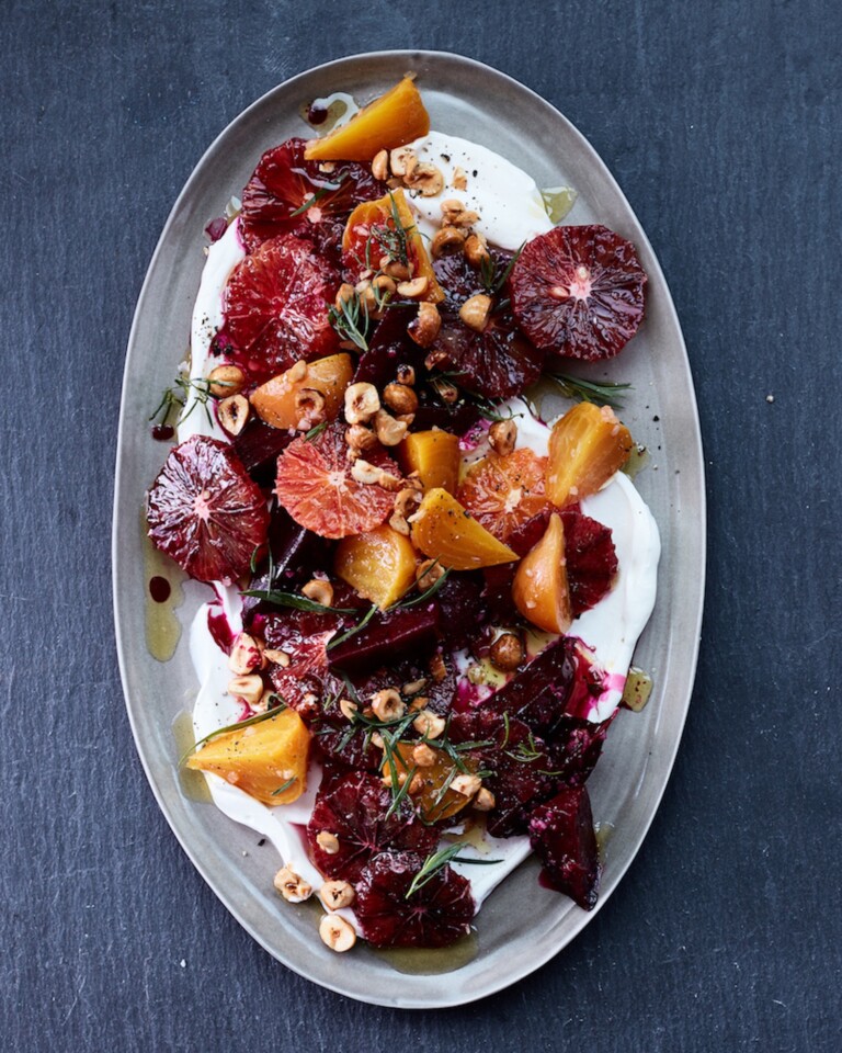beet and blood orange salad