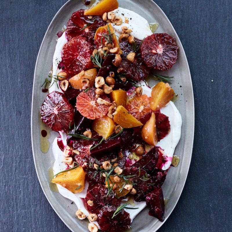 beet and blood orange salad