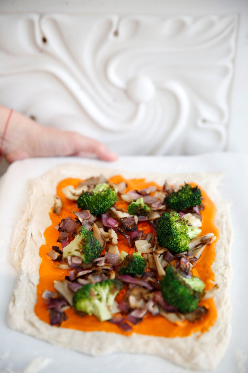 haven pizza party DIY veggie pizza