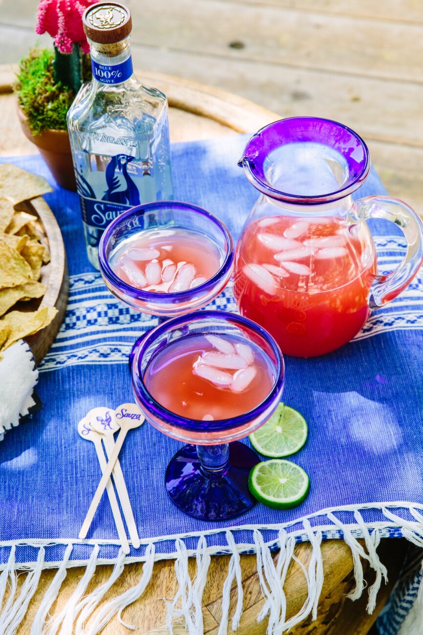 smoky hibuscus margarita