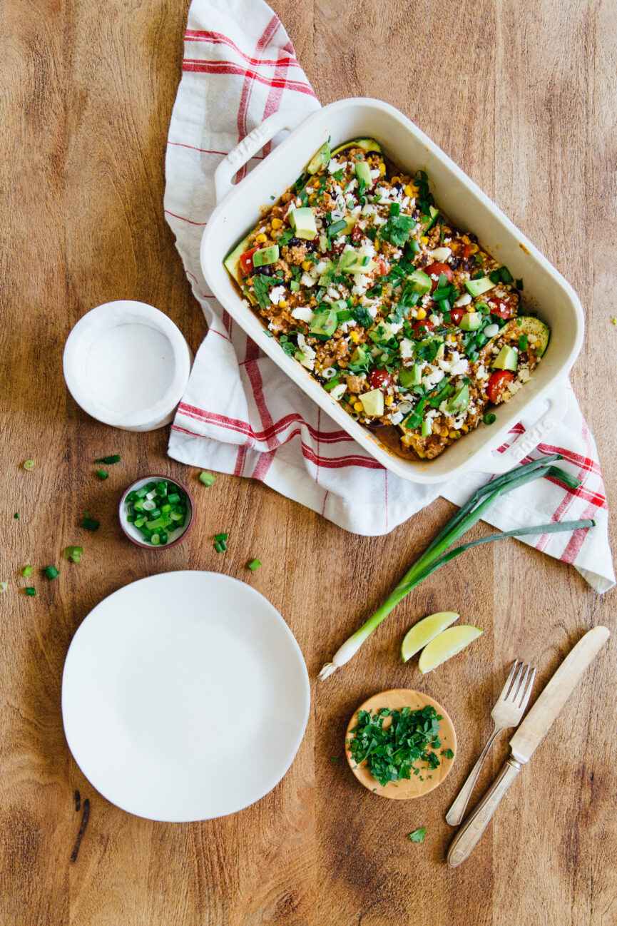 enchilada stuffed zucchini boats