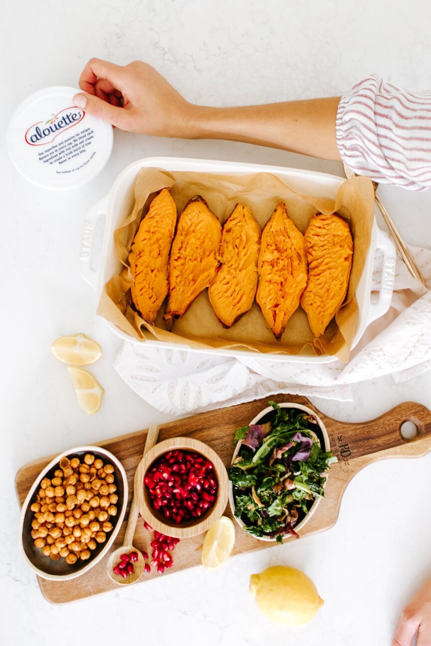 autumn stuffed sweet potato ingredients