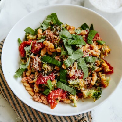 gemelli with turkey sausage and broccoli