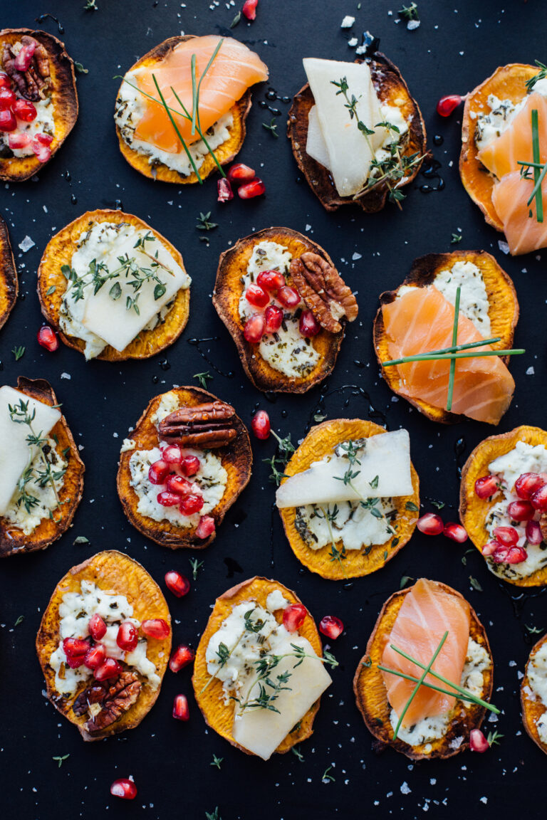 sweet potato crostini