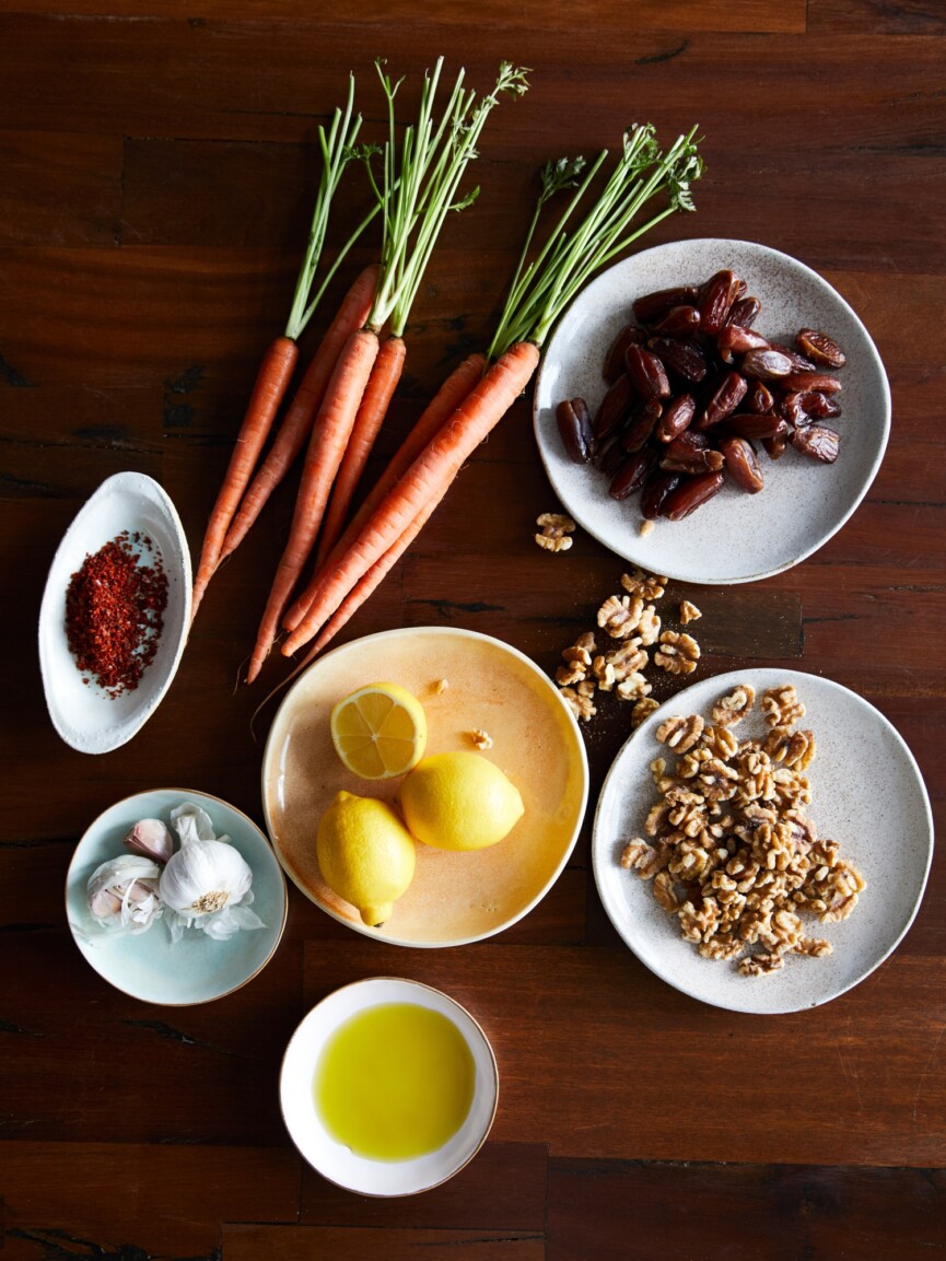raw carrot salad ingredients