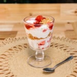 raspberry and cream fools