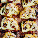 turmeric tahini roasted cauliflower