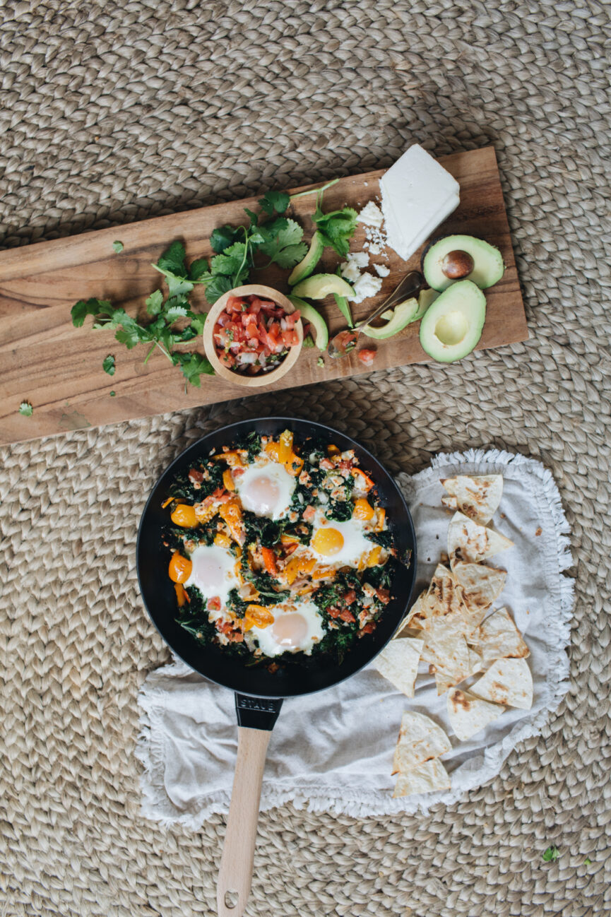mexican baked eggs toppings