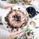 gingerbread bundt cake with streusel topping