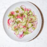 radish, fennel, and grapefruit salad