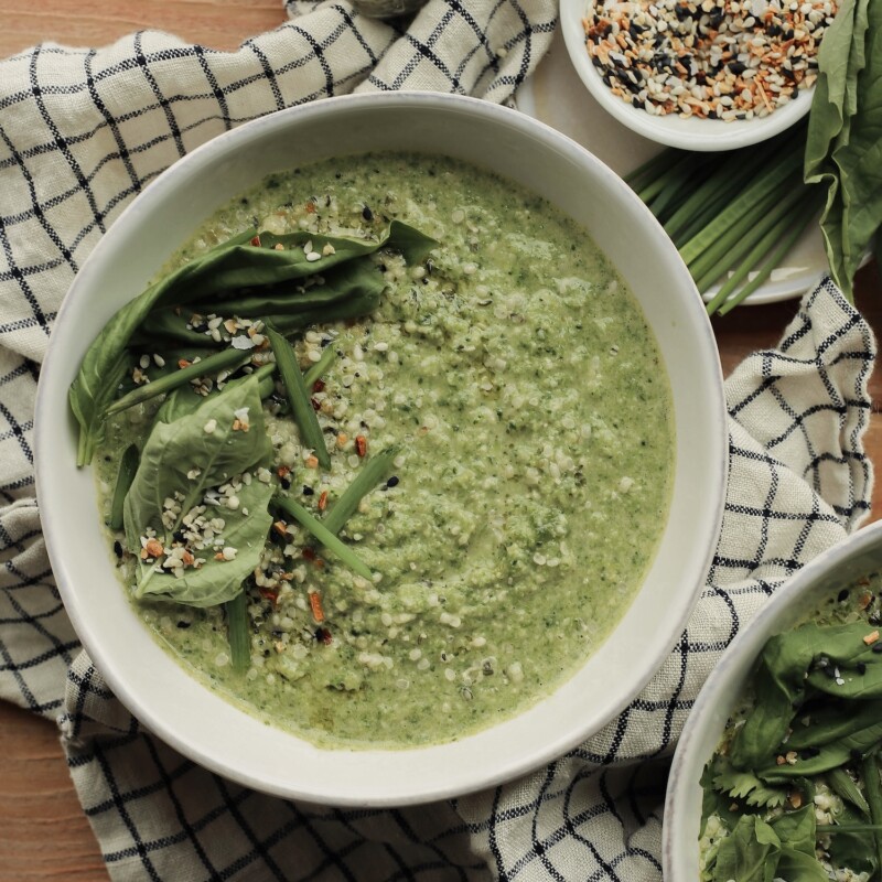 big green immunity boosting soup