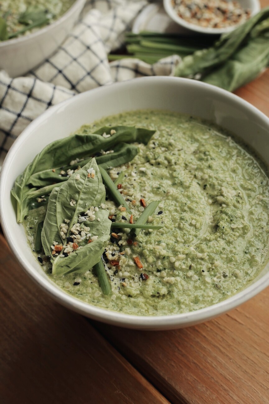 big green immunity boosting soup recipe