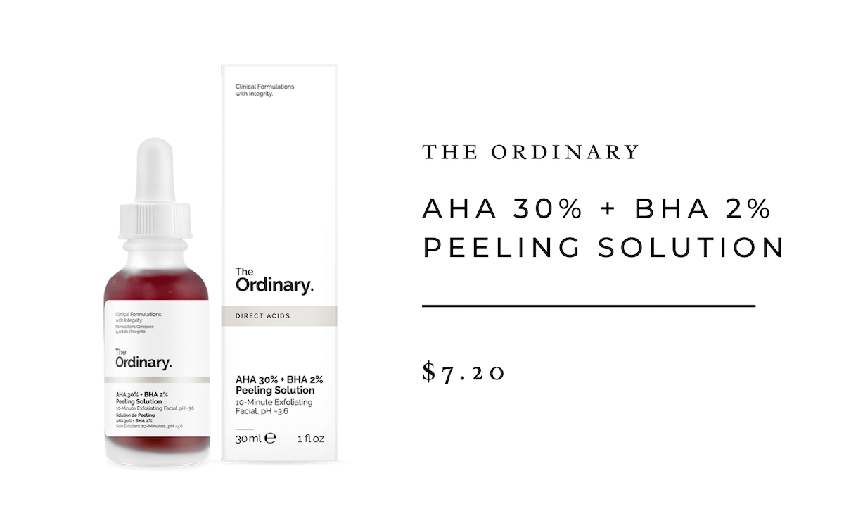 he Ordinary AHA 30% + BHA 2% Peeling Solution