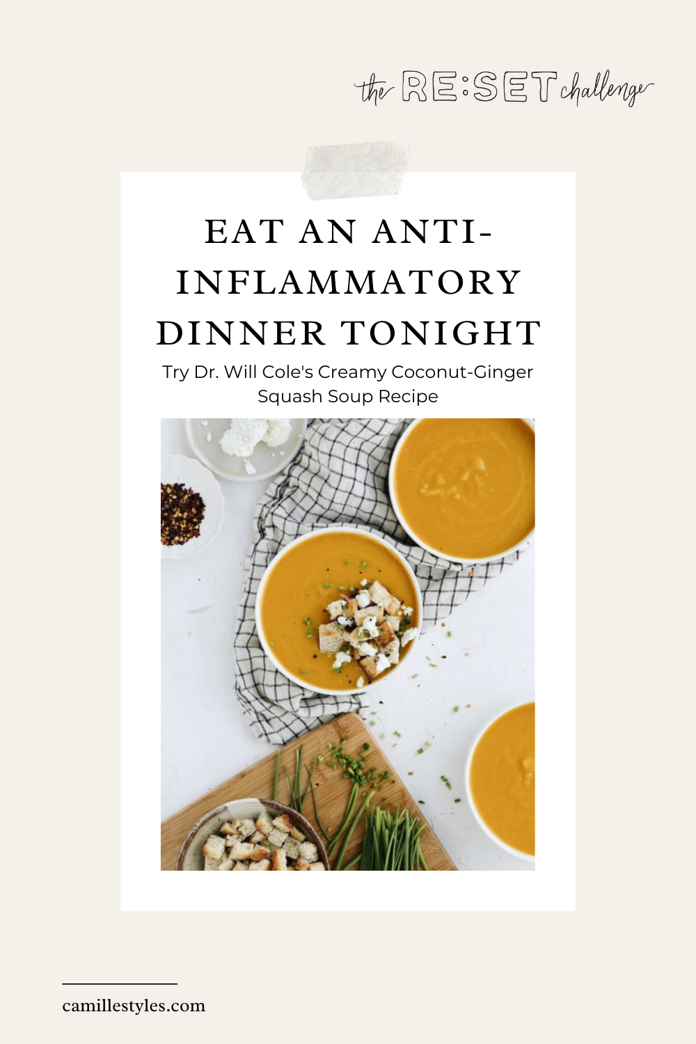 RESET Challenge Anti-Inflammatory Dinner Pin