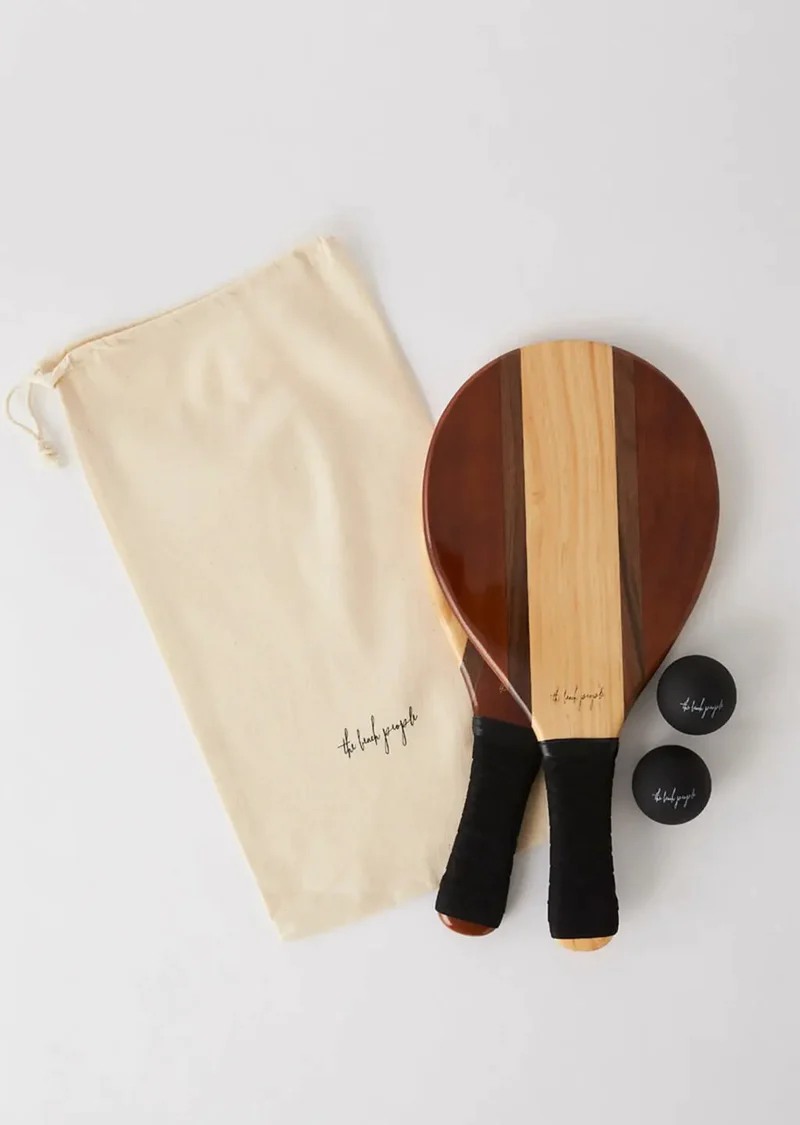 The Beach People paddle and ball set