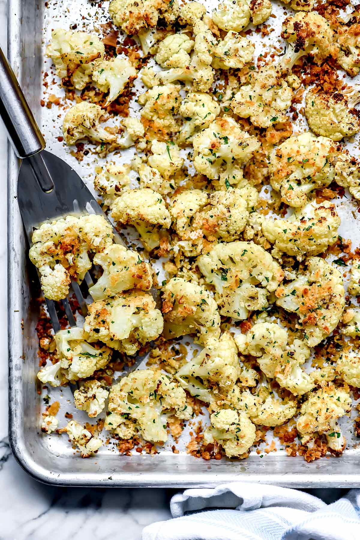 Roasted Cauliflower Sheet Pan Recipe_easy sheet pan recipes