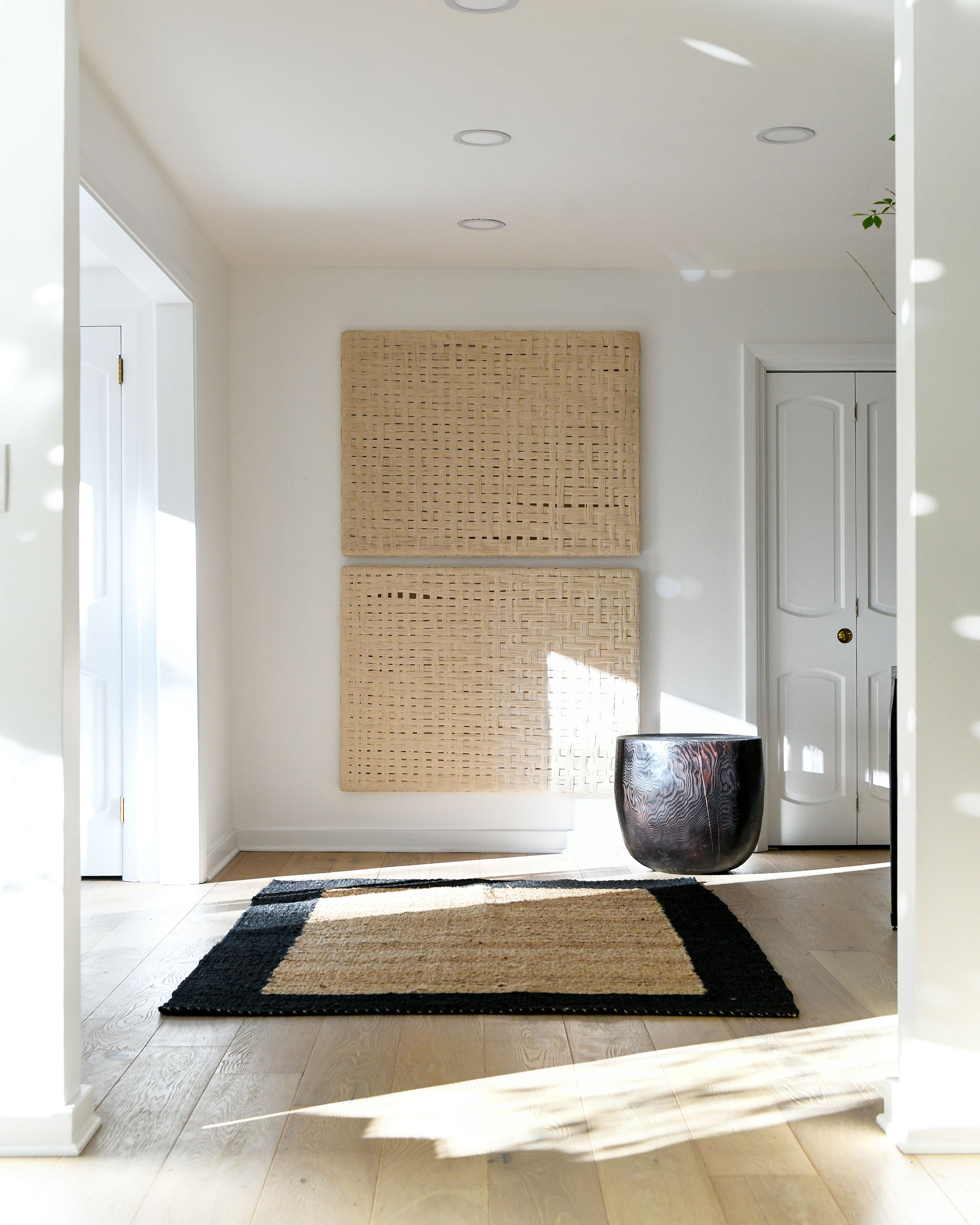 All-white interior design—Leanne Ford