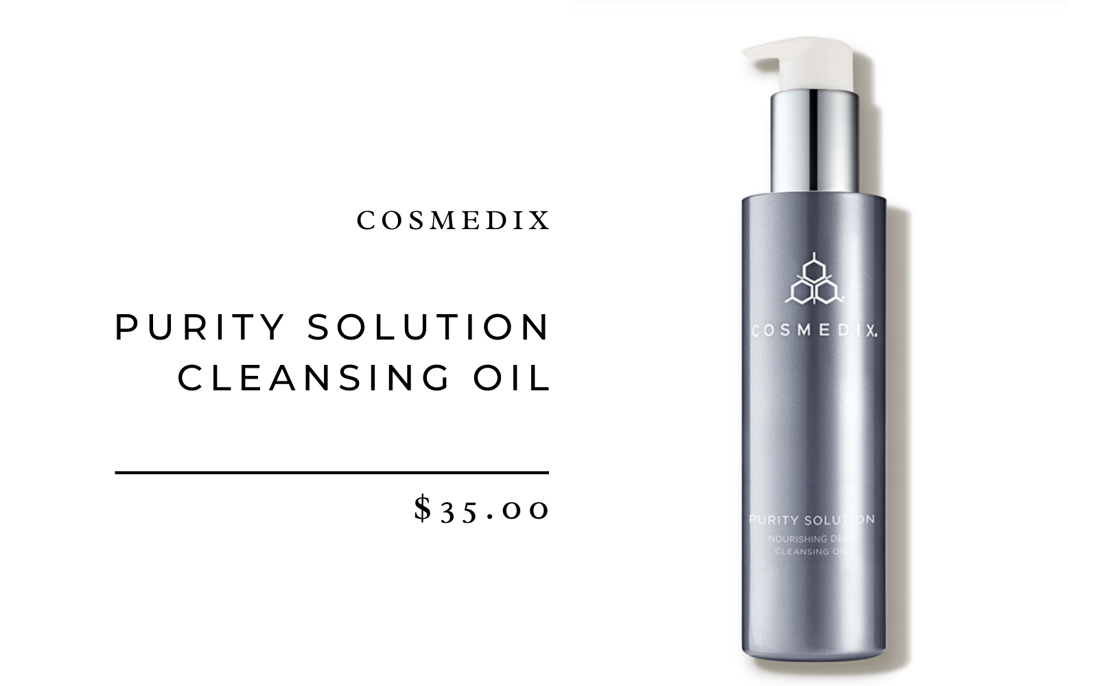 Cosmedix Purity Solution Cleansing Oil