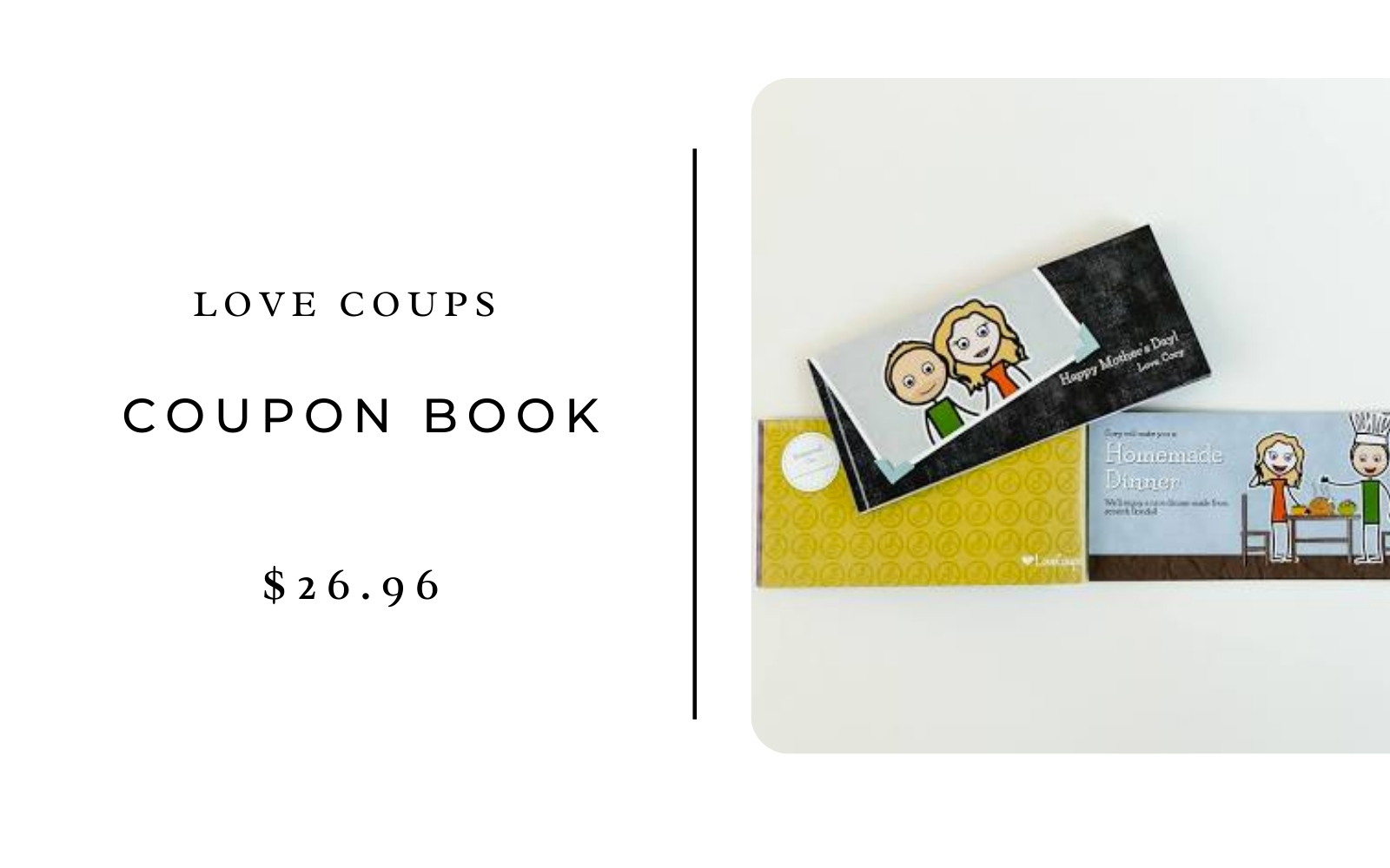 Mothers Day love coupon book for the new mama in your life