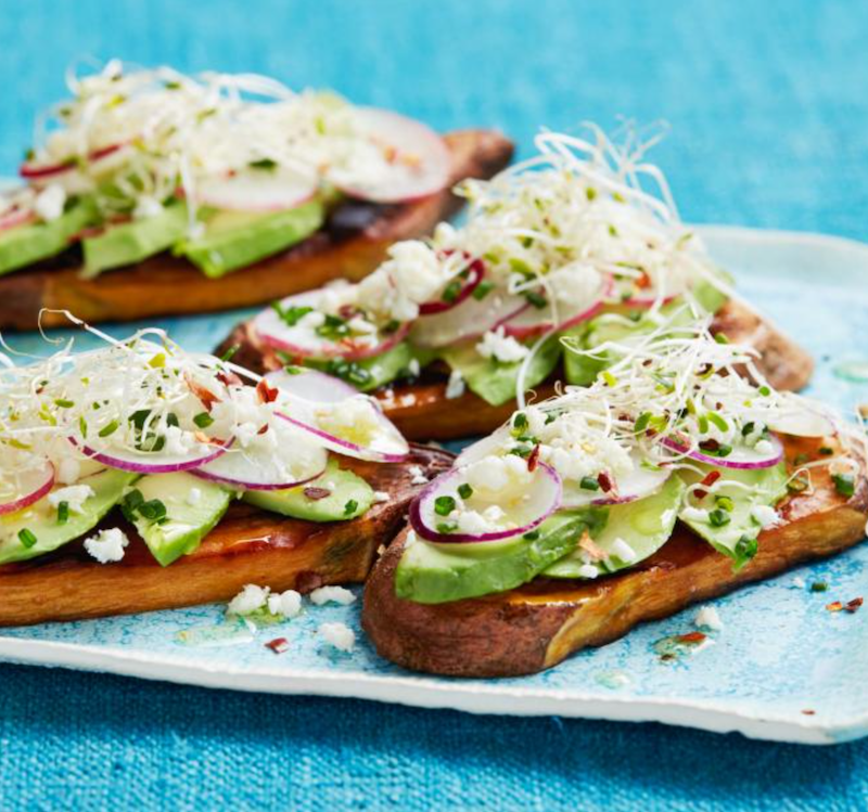 Avocado Sweet Potato Toast
