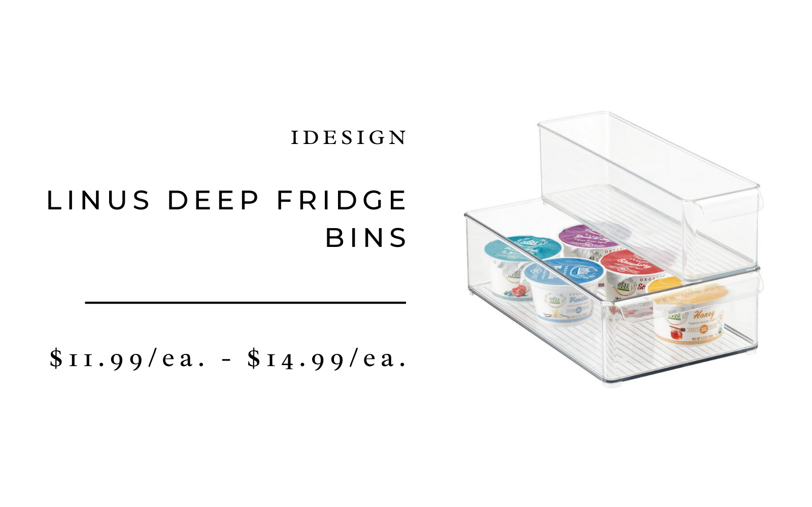 Deep Fridge Bins
