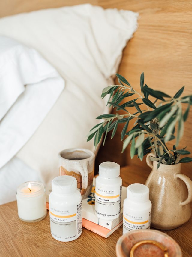 supplements on bedside_foods for glowing skin