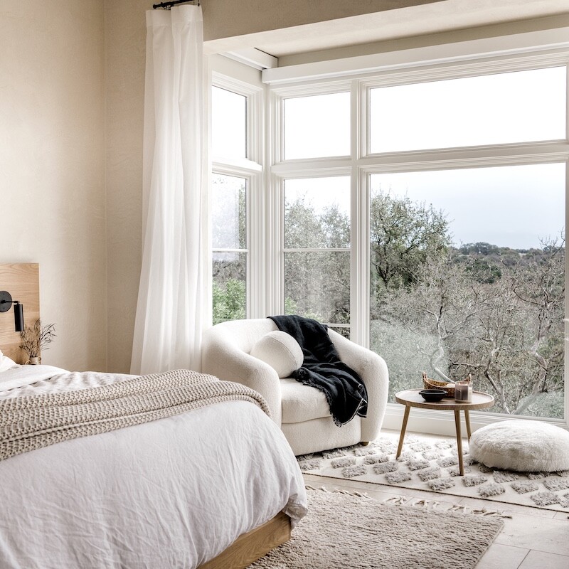 camille styles master bedroom curtains