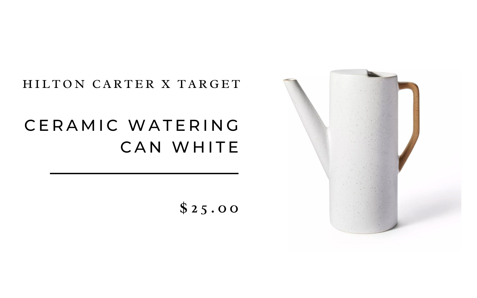Hilton Carter Ceramic Watering Can