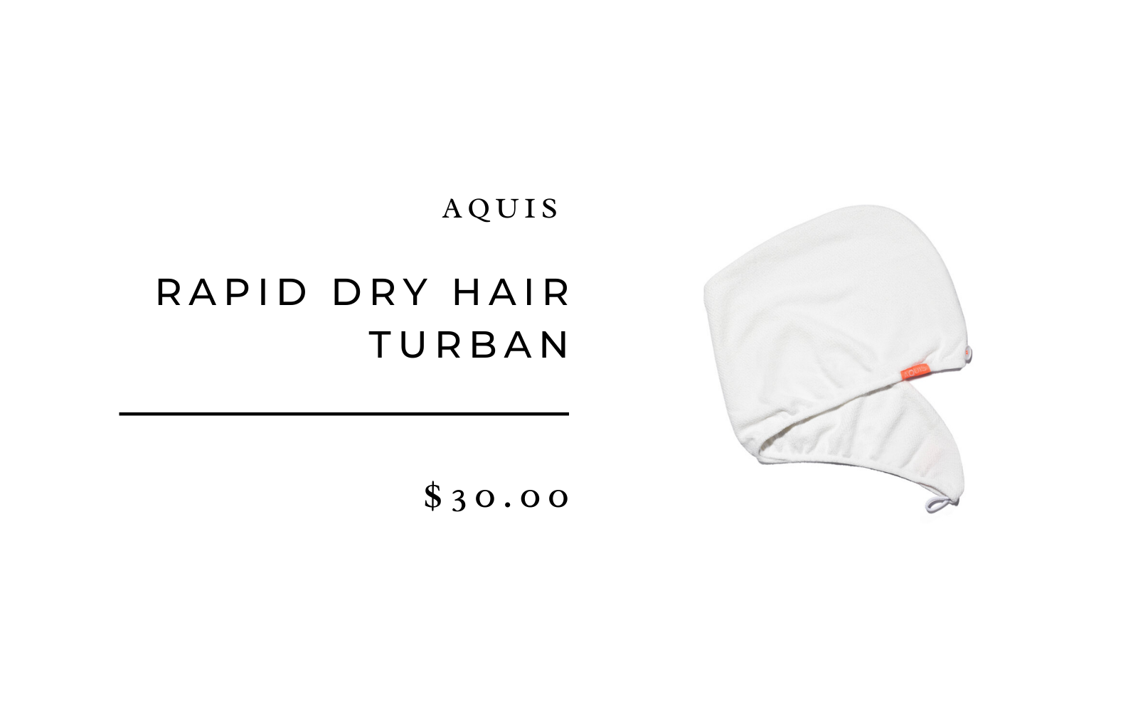 Aquis Rapid Dry Hair Turban