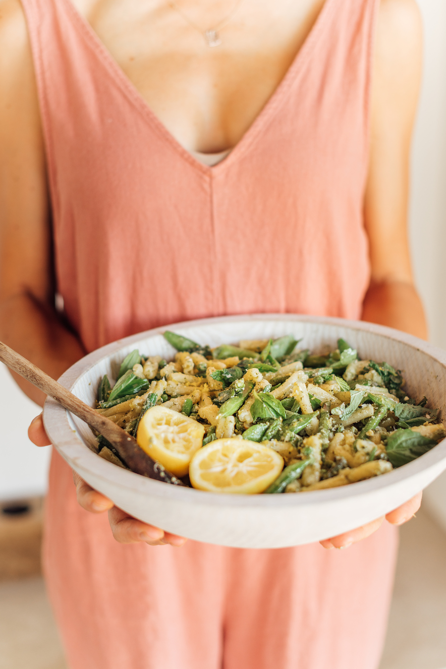 Pesto Pasta Primavera_easy healthy summer one-pot pasta recipe