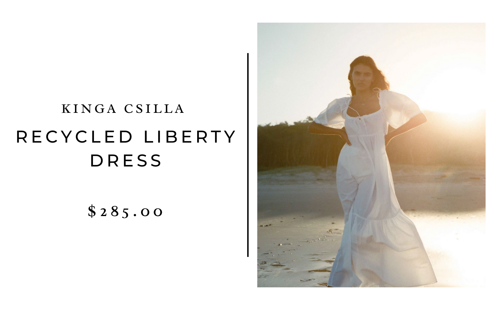 King Csilla recycled liberty dress