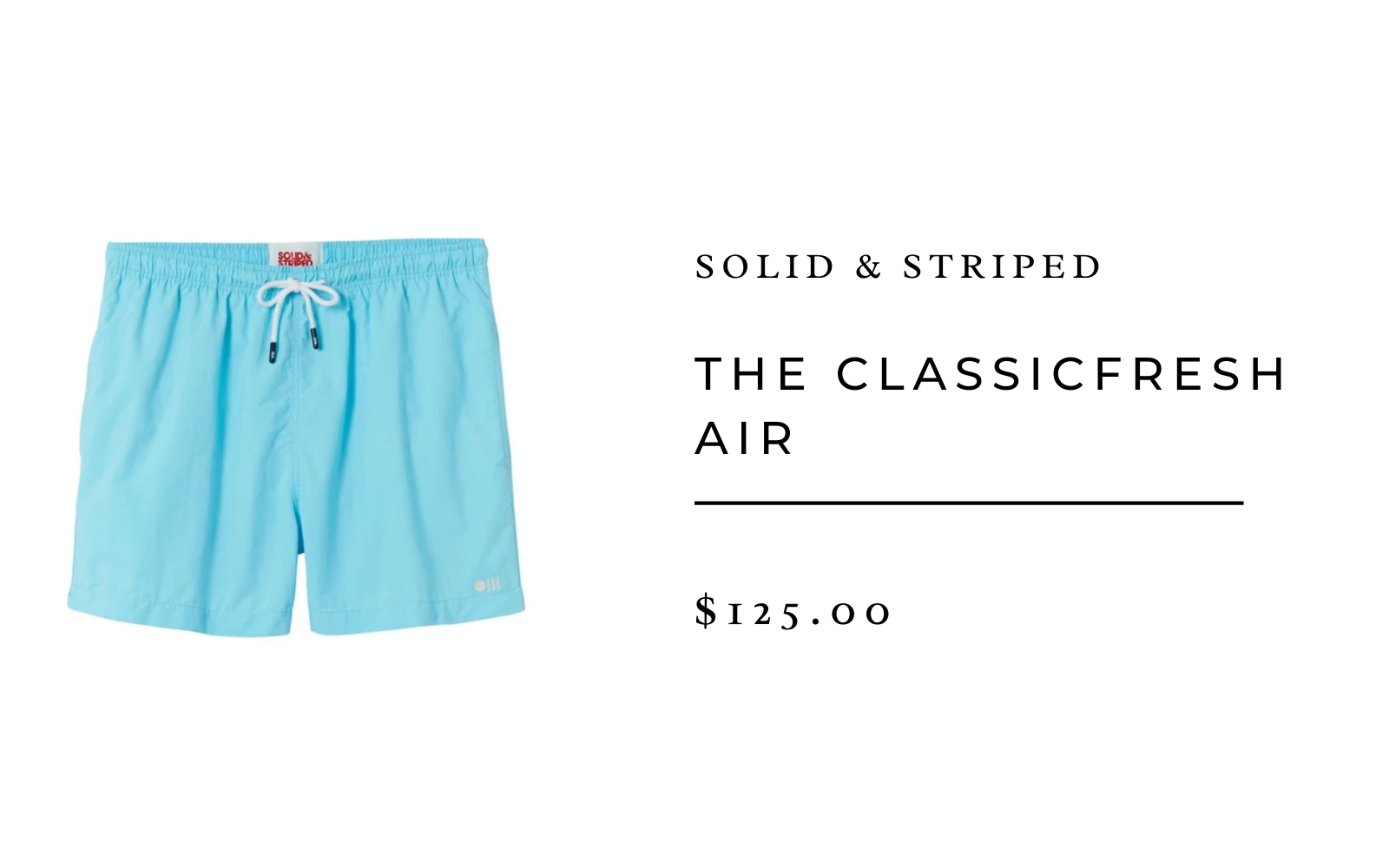 Solid & Striped ‘The Classic’ Fresh Air Swim Suit