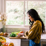 Kimberly Snyder's glowing greens smoothie, kitchen, breakfast, healthy morning, fruit