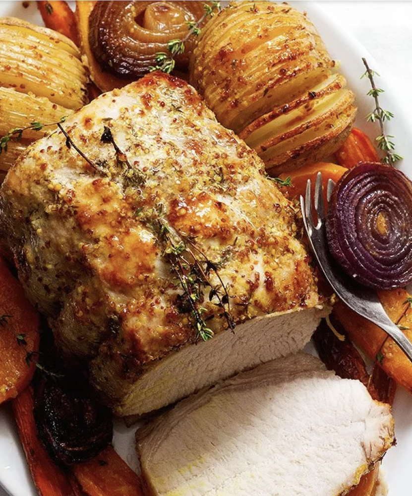 Honey Mustard Roasted Pork Loin — Eat Well 101