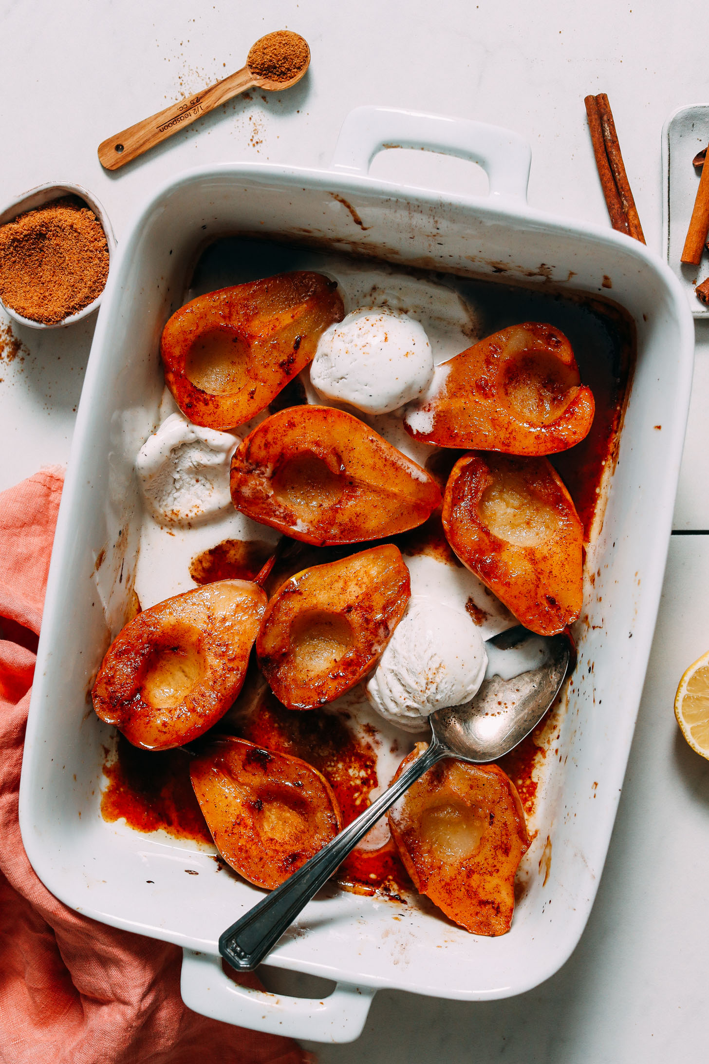 baked pears - minimalist baker