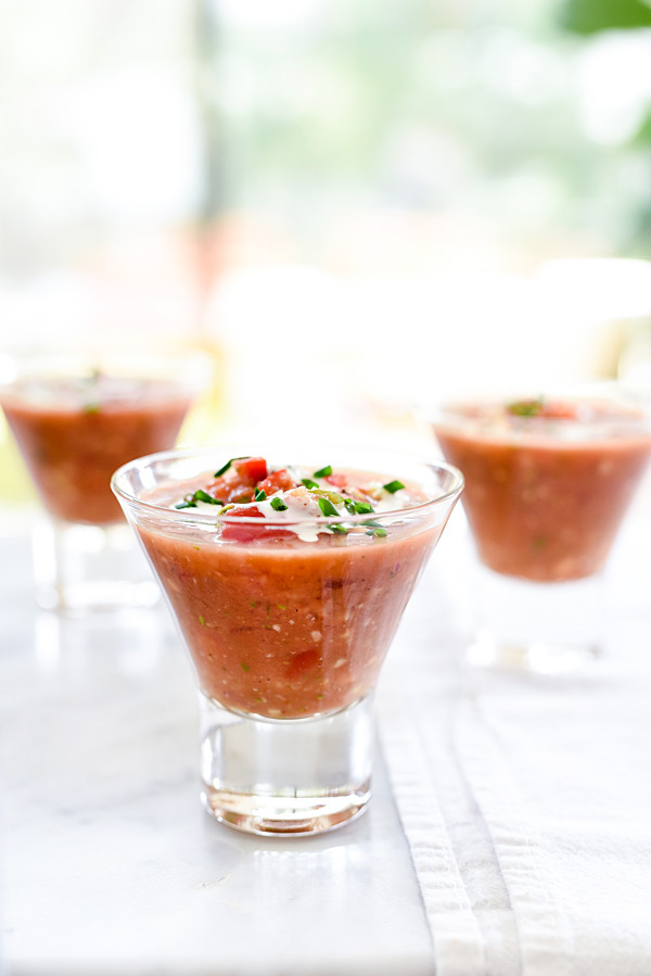 Classic Gazpacho - Foodie Crush
