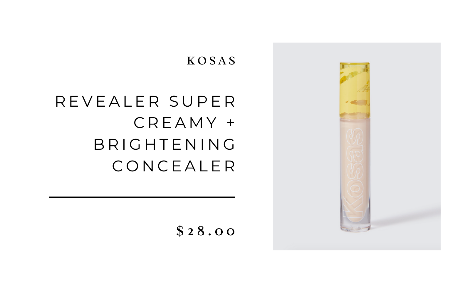 concealer, kosas