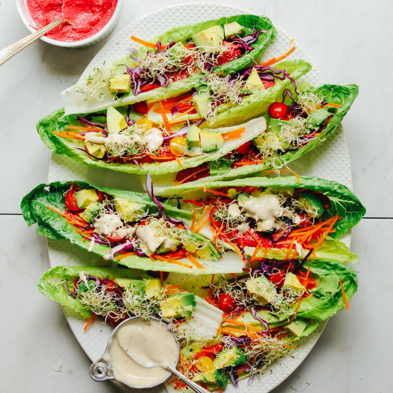 raw-maine taco bowls -- minimalist baker