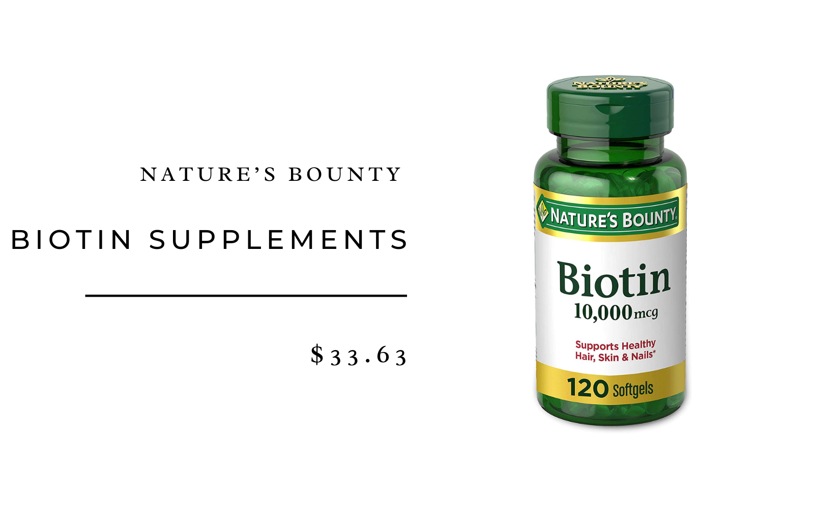 Nature's Bounty Biotin