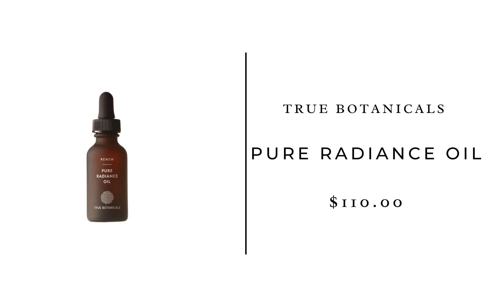 True Botanicals Pure Radiance Oil