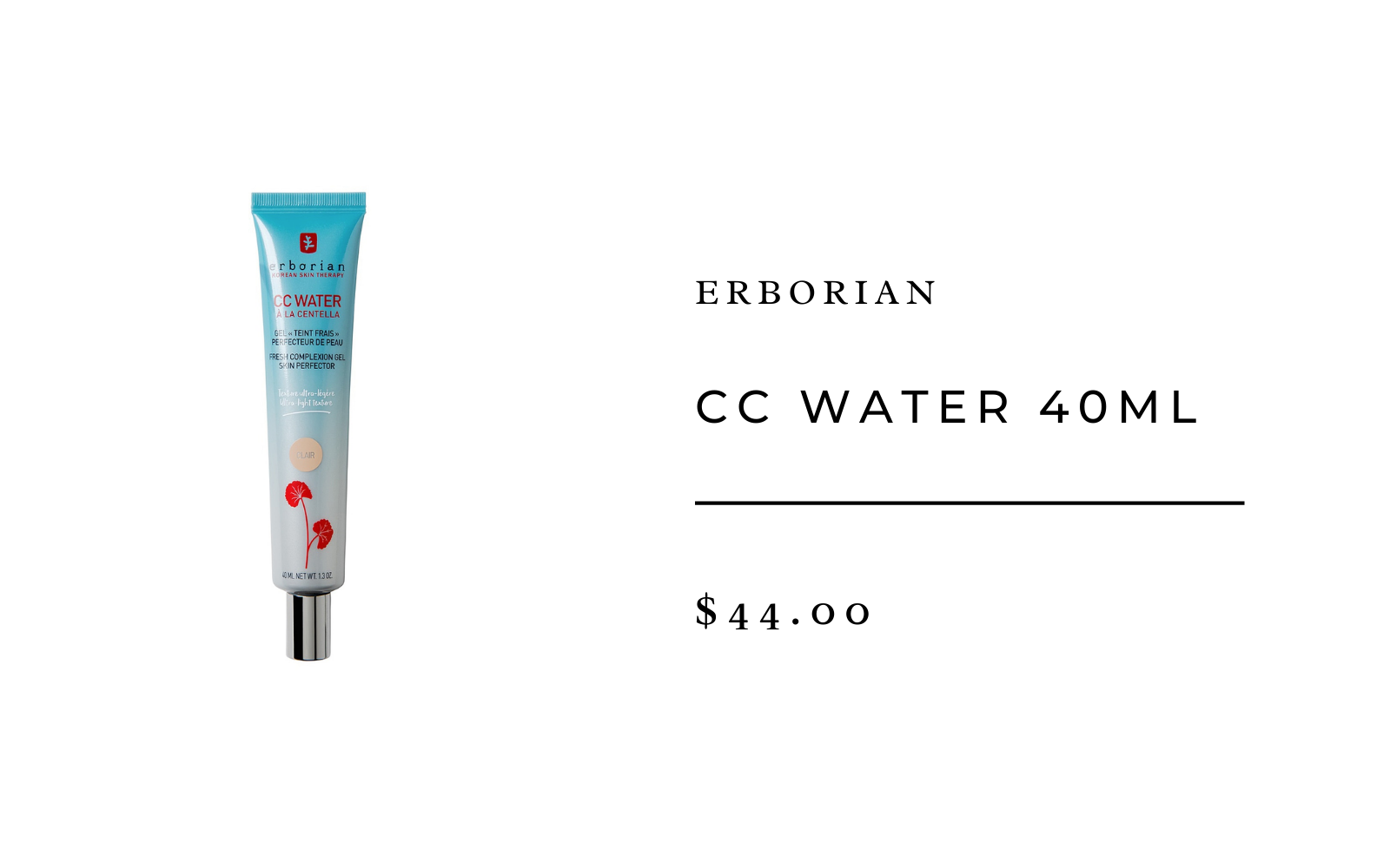 Erborian CC Water, 40ml