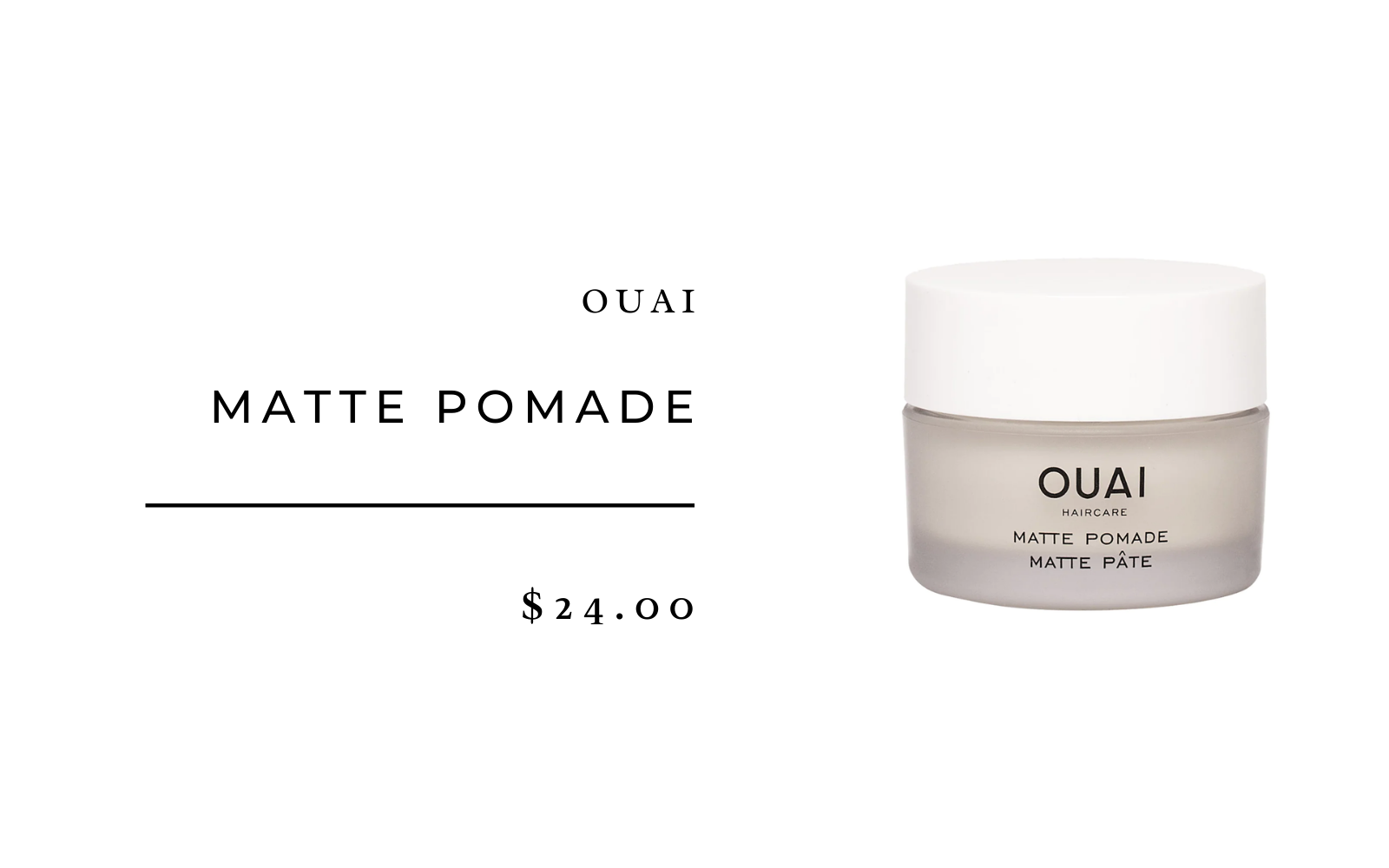 Ouai Matte Pomade