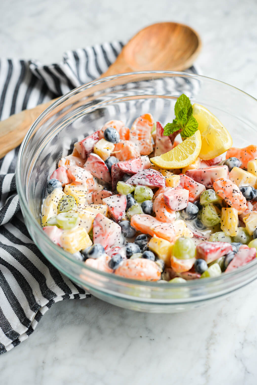 yogurt fruit salad from fed and fit