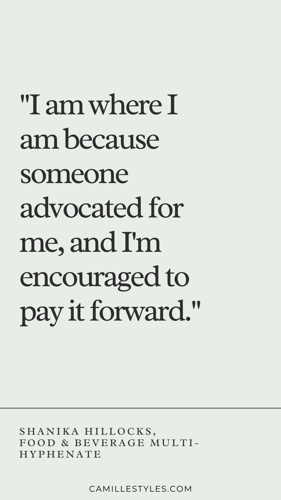 Shanika Hillocks quote