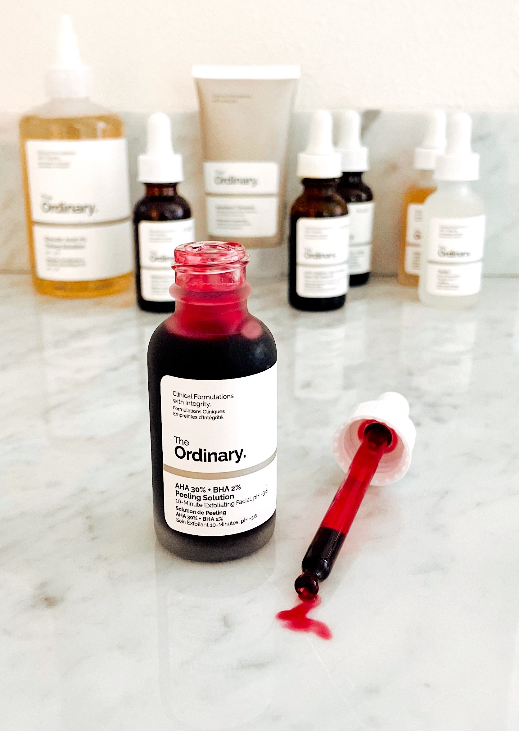 the ordinary peeling solution