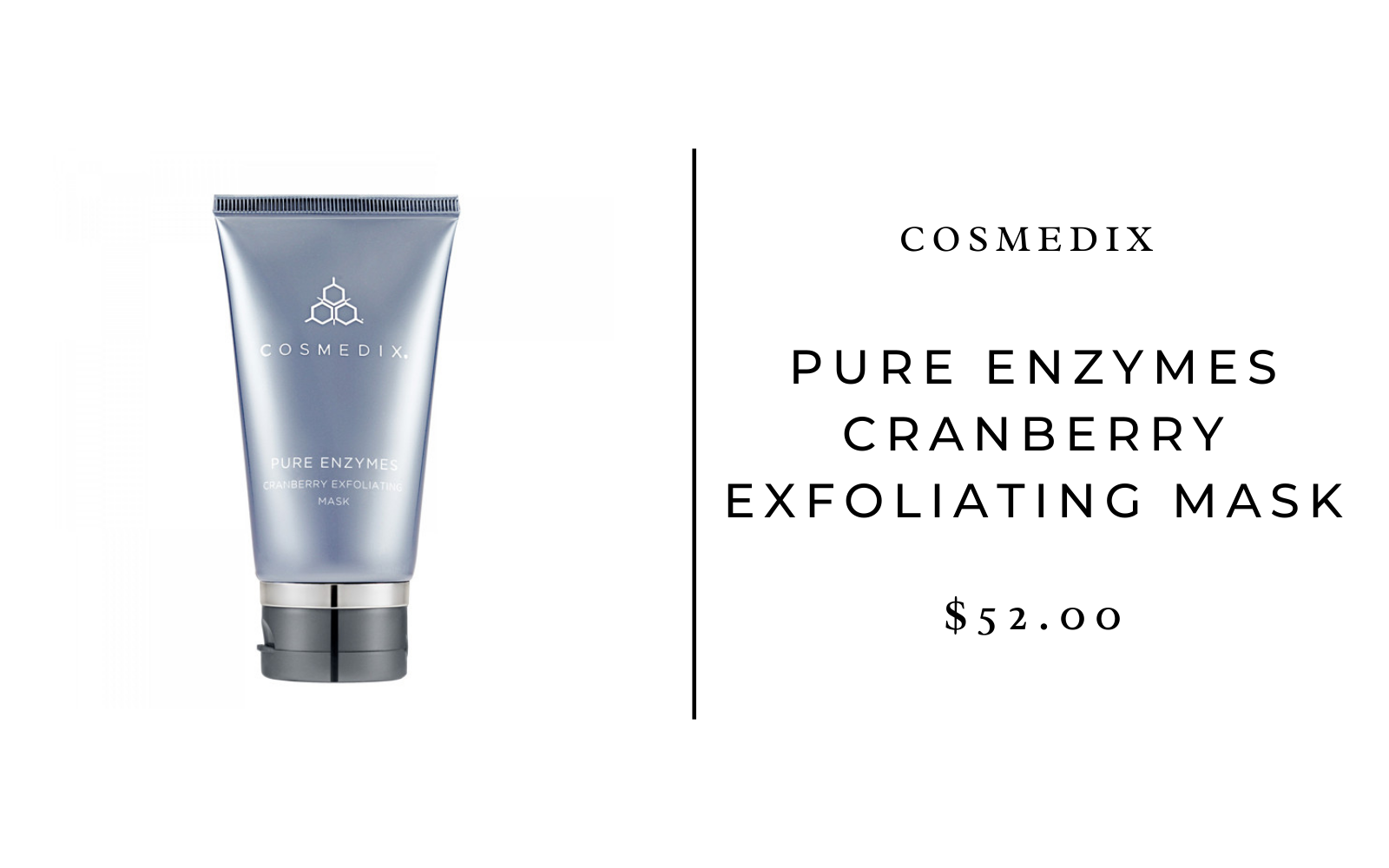 Cosmedix Pure Enzymes Cranberry Exfoliating Mask