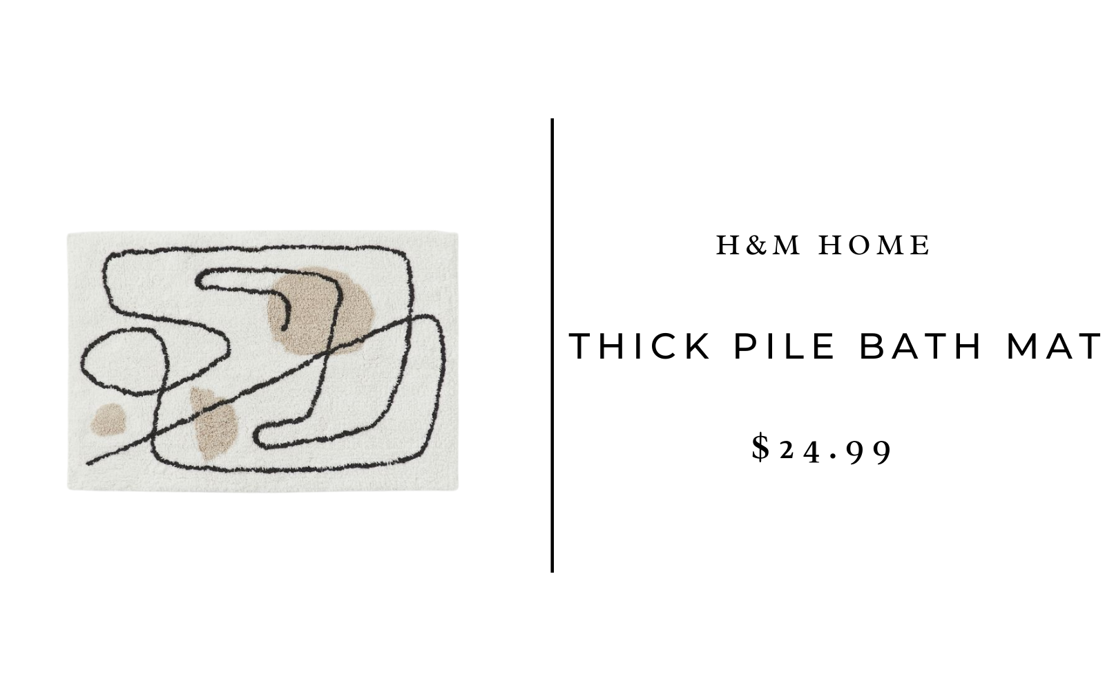 h&m home bathmat