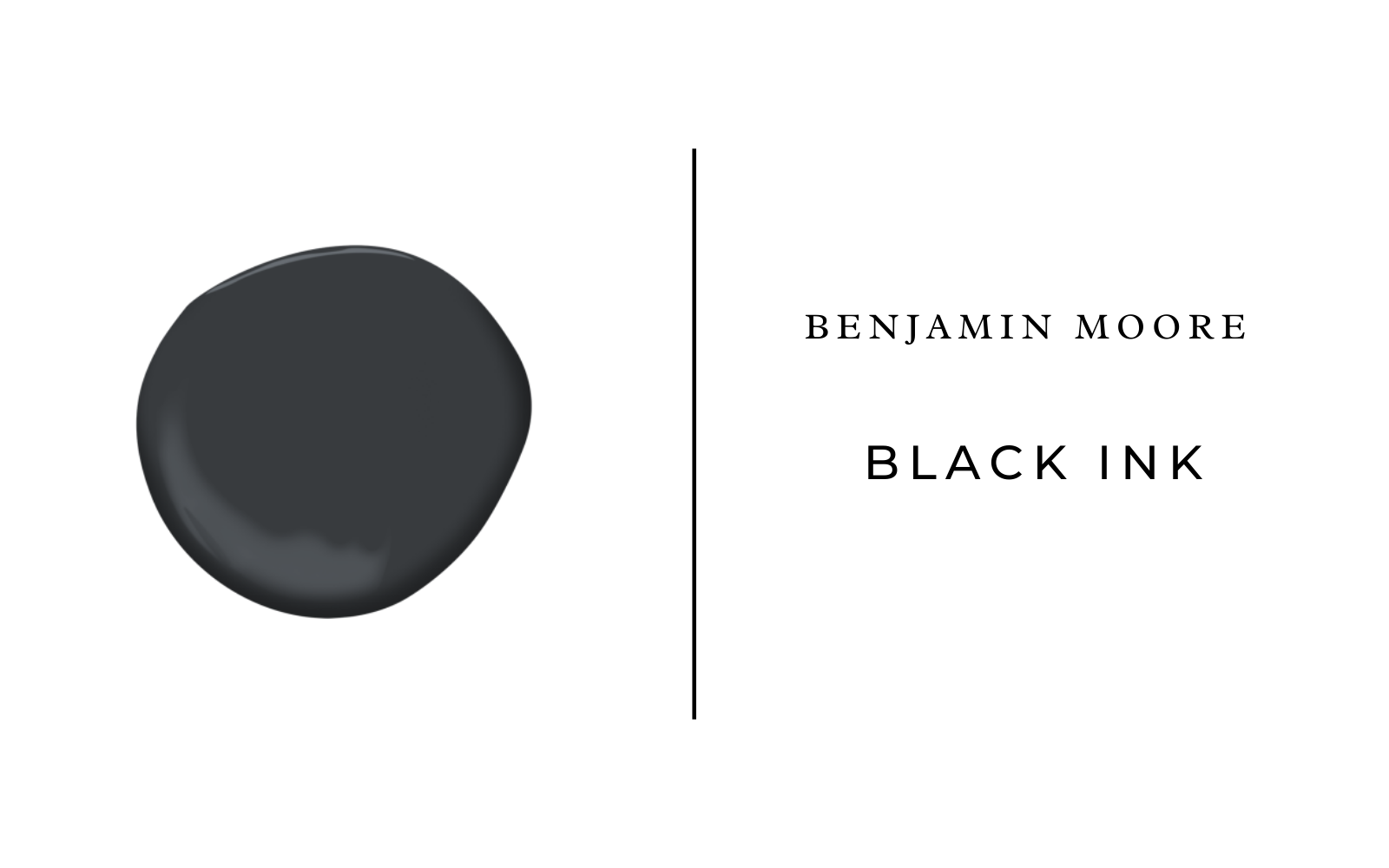 benjamin moore black ink